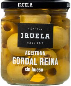 Iruela Оливки зелені Гордаль без кісточки 370 мл