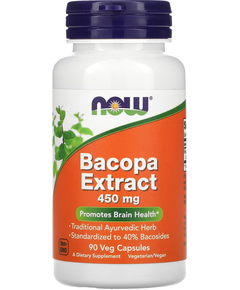 Now Foods Екстракт Бакопи 450 мг 90 веганських капсул