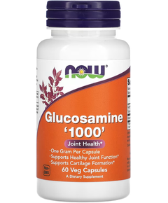 Now Foods Глюкозамін 1000 мг 60 вегетаріанських капсул