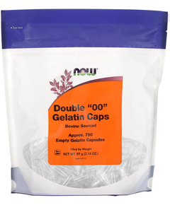 Now Foods Капсули желатинові пусті Double "00" 750 шт.