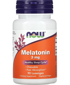 Now Foods Мелатонін 3 мг 90 веганських пастилок