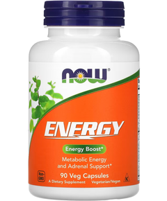 Now Foods Energy Дієтична добавка для підтримки енергії 90 веганських капсул