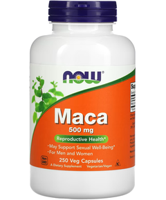 Now Foods Мака 500 мг 250 веганських капсул