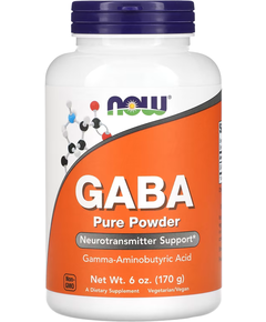 Now Foods GABA ГАМК Чистий порошок 170 г