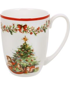 Чашка новорічна порцелянова Коник та Ялинка 350 мл