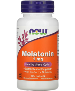 Now Foods Мелатонін 1 мг 100 веганських таблеток