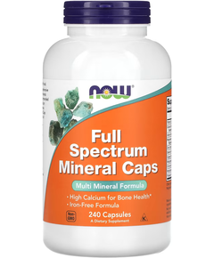 Now Foods Мінерали повного спектру 240 вегетаріанських капсул