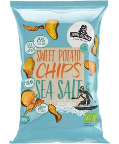 John Altman Чипси з солодкої картоплі Морська Сіль органічні 90 г