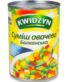 Kwidzyn Суміш овочева Балканська 400 г
