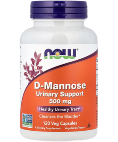 Now Foods D-Манноза 500 мг 120 веганських капсул