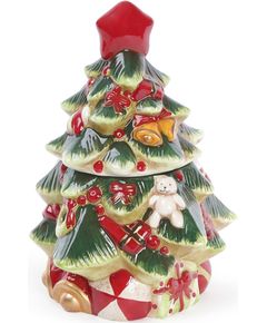 Банка для зберігання новорічна Ялинка Ретро 2,4 л