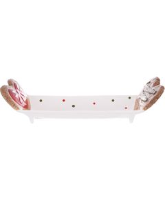 Блюдо для подачі новорічне Пряники Сердечка 26,5 см