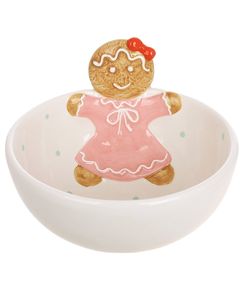 Піала новорічна керамічна Пряникова Дівчинка 530 мл