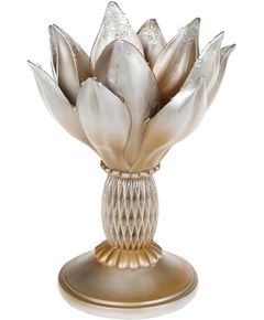 Свічник для столової свічки Квітка Магнолії 20 см