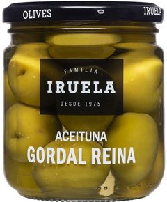 Iruela Оливки зелені Гордаль з кісточкою 370 мл