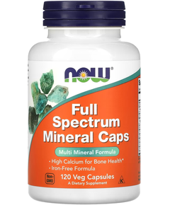 Now Foods Мінерали повного спектру 120 вегетаріанських капсул
