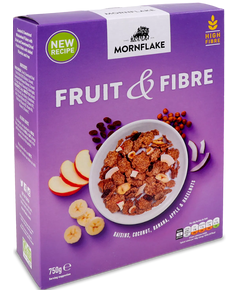 Mornflake Пластівці пшеничні з родзинками, бананом, кокосом і фундуком 750 г