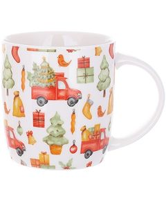 Чашка новорічна порцелянова Символи Різдва 350 мл