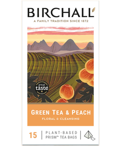 Birchall Чай зелений Персик пакетований 65 г