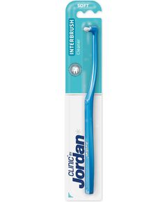 Jordan Щітка для брекетів, мостів та коронок монопучкова Interbrush 1 шт.