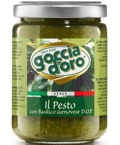 Goccia d'Oro Соус Песто з базиліком з Генуї DOP 130 г