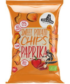 John Altman Чипси з солодкої картоплі Паприка органічні 90 г