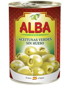 Alba Оливки зелені без кісточки 300 мл