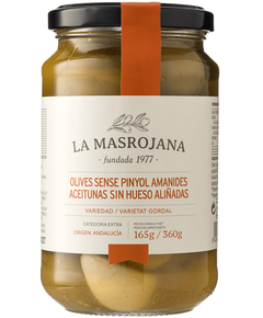 La Masrojana Оливки зелені Гордаль Мариновані з кісточкою 360 г