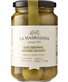 La Masrojana Оливки зелені Гордаль з кісточкою 370 г