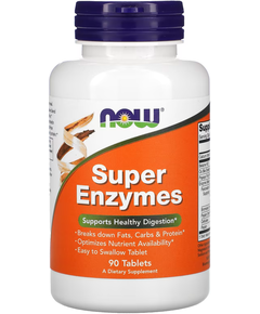Now Foods Super Enzymes Cуперферменти 90 таблеток