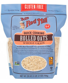 Bob's Red Mill Вівсяні пластівці швидкого приготування без глютену Gluten Free Quick Cooking Rolled Oats 794 г