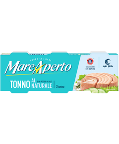 Mare Aperto Тунець у власному соку упаковка 3шт*80 г