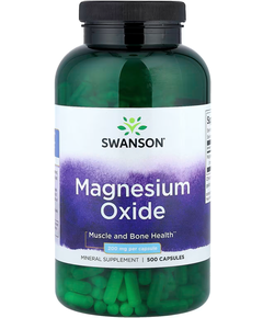 Swanson Оксид Магнію 200 мг 500 капсул
