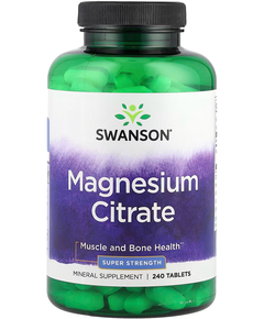 Swanson Цитрат Магнію 240 таблеток