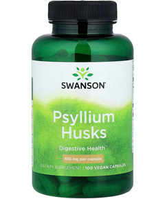 Swanson Псиліум Порошок з лушпиння подорожника 610 мг 100 веганських капсул