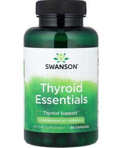 Swanson Thyroid Essentials Добавка для підтримки щитовидної залози 90 капсул
