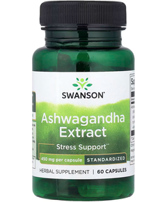 Swanson Екстракт Ашваганди стандартизований 450 мг 60 капсул