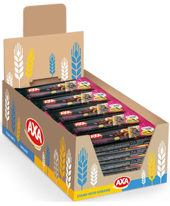 AXA Батончики злакові Журавлина-Родзинки-Мед упаковка 30шт*30 г