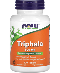 Now Foods Трифала 500 мг 120 веганських таблеток