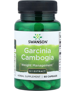Swanson Екстракт Гарцинії Камбоджійської 5:1 60 капсул