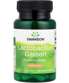 Swanson Лактобактерії Гасері 3 млрд КУО 60 веганських капсул