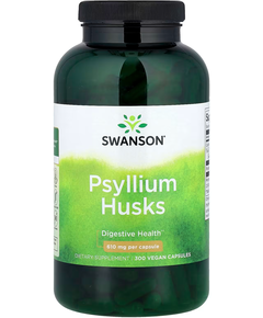 Swanson Псиліум Порошок з лушпиння подорожника 610 мг 300 веганських капсул
