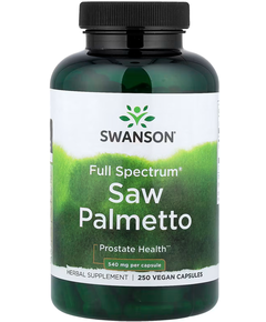 Swanson Full Spectrum Повноспектральний Екстракт Пальми 540 мг 250 веганських капсул