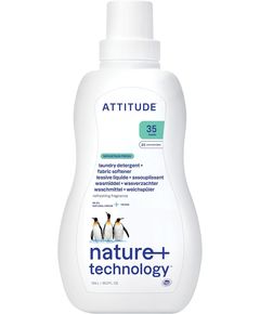 Засіб для прання рідкий + кондиціонер 2в1 Гірська Свіжість Attitude 1,05 л