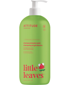Attitude Шампунь та гель для душу 2в1 для дітей Кавун та Кокос Little Leaves 473 мл