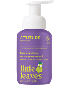 Attitude Мило рідке пінисте для рук для дітей Ваніль та Груша Little Leaves 295 мл