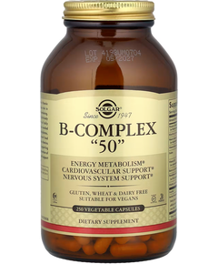 Solgar Комплекс вітамінів групи В «50» 250 веганських капсул