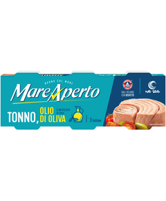 Mare Aperto Тунець в оливковій олії упаковка 3шт*80 г