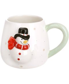 Чашка новорічна з магнітом у формі Сніговика 450 мл