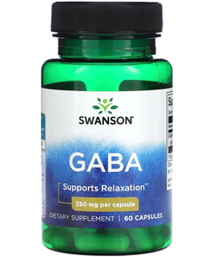 Swanson GABA ГАМК 250 мг 60 капсул